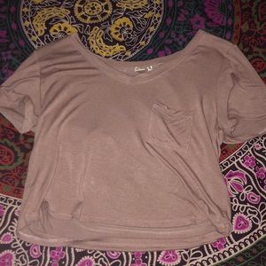 Dusty Rose Boutique Loose Crop Top